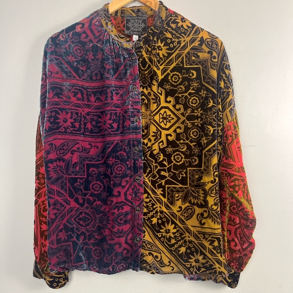 Johnny Was Frida Button Down Shirt In Multi size Small - Picture 2 of 6